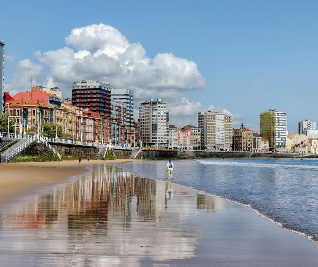 Mar Al Mar - Estupendo Piso A Un Paso De La Playa - Vut-2088-As Apartman Gijón Kültér fotó